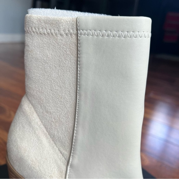 Lulu’s Mid-Calf Booties in Bone Color Size 11 New In Box - Picture 9 of 11